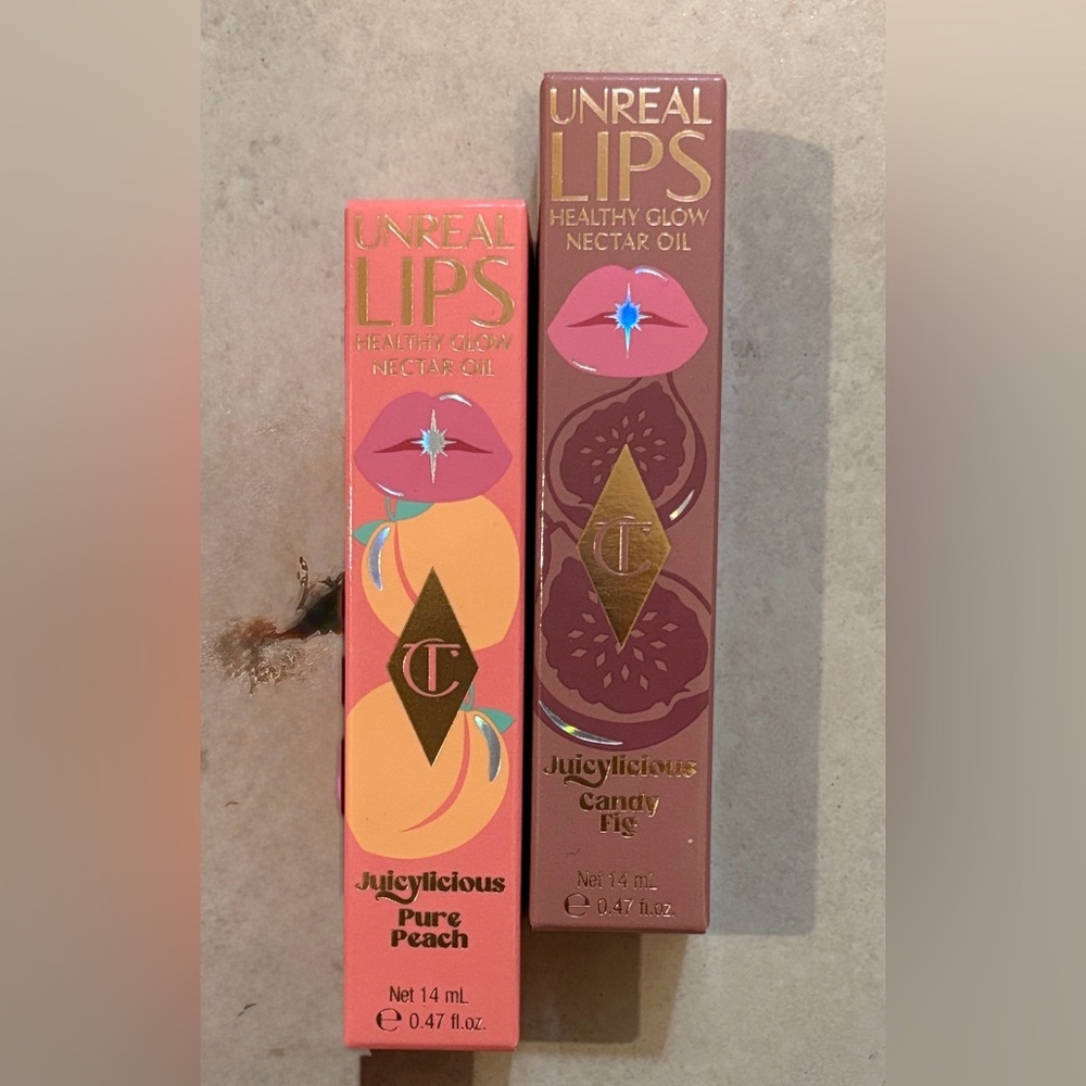 Charlotte Tilbury Unreal Lips Set -, Pure Peach, Candy Fig